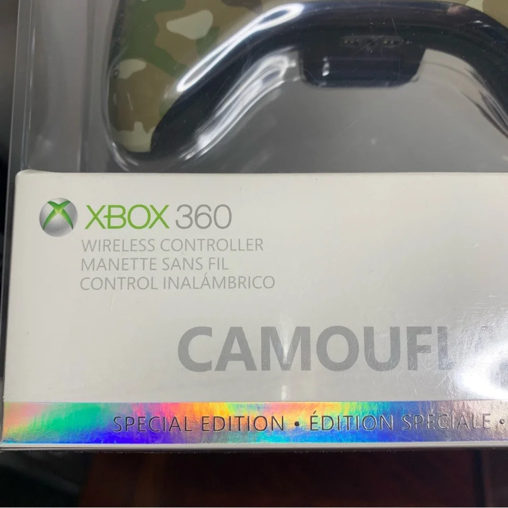 BNIB Special Edition Xbox 360 Camouflage Wireless Controller